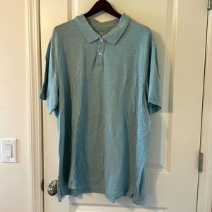 NWOT Men’s polo shirt in seafoam green 3XL